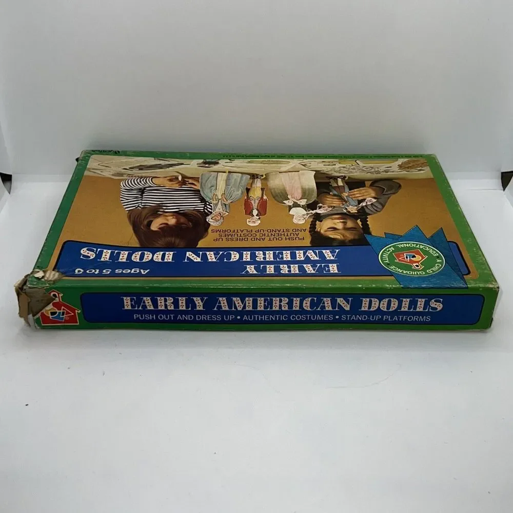 Vintage Questor Early American Paper Dolls Set 1969 -‎ Used